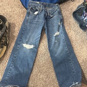 Abercrombie & Fitch distressed jeans